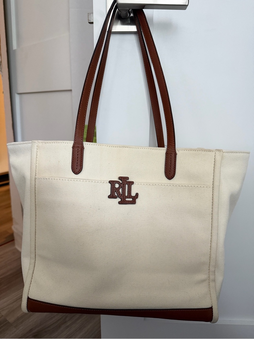 Lauren Ralph Lauren Canvas Large Cameryn Tote Bag
